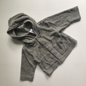 Baby GAP terry cloth hoodie jacket, newborn size